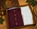 Royal Maroon Kurta Set