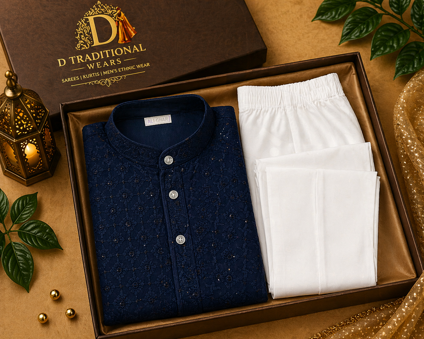 Midnight Blue Kurta Set