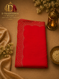 Ruby Elegance Embellished Saree