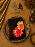 Midnight Daisy Designer Saree