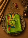 Emerald Garden Bloom Saree