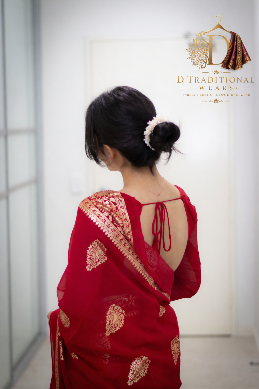 Red Banarasi Saree