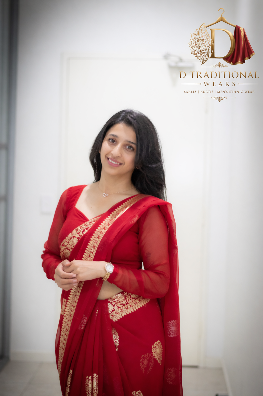 Red Banarasi Saree