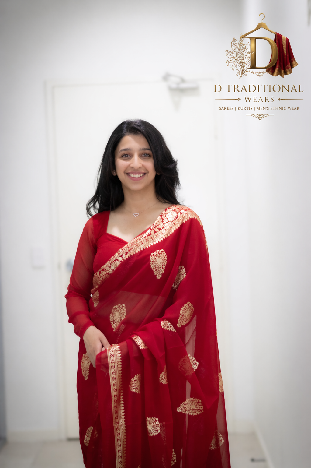 Red Banarasi Saree