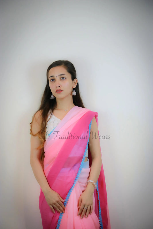 Alia Bhatt Premium Soft Georgette Saree